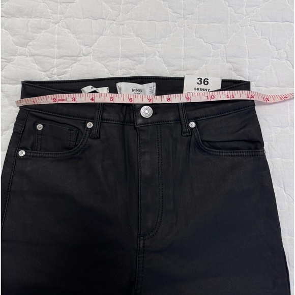 NWT Waxed Skinny High Waist Regular Pants in Size 4 - Picture 4 of 13